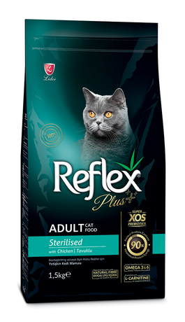 Reflex Plus (Рефлекс Плюс) для стерилізованих кішок з куркою