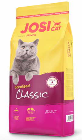 JosiCat Sterilised Classic сухий корм для дорослих стерилізованих кішок та кастрованих котів