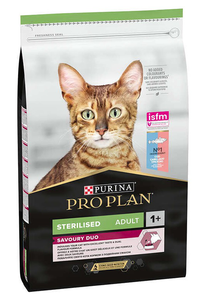 Pro Plan Sterilised Cod & Trout корм для стерилизованных котов с треской и форелью