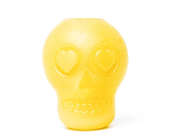 SodaPup Skull Glow Іграшка череп для собак, світиться у темряві