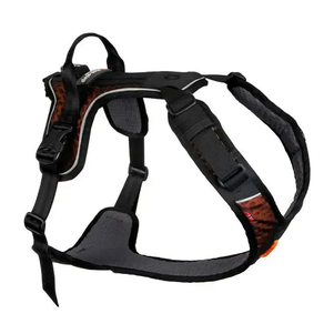 Non-Stop Dogwear Rock Harness Шлейка Для Собак Чорна З Помаранчевим Фото Зоомагазину Dog.Com.Ua