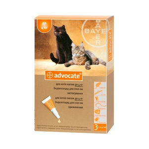 Bayer Advocate для кошек до 4 кг