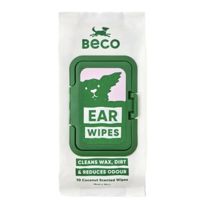 Beco Pets Dog Ear Wipes Бамбуковые салфетки для очистки ушей у собак