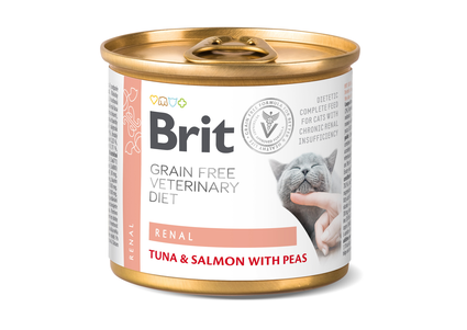 Консерва Brit GF Veterinary Diet Cat Renal при хронической почечной недостаточности для кошек