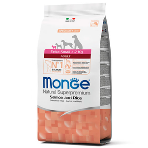 Monge Dog Extrasmall Adult Сухий Корм Для Дорослих Мініатюрних Собак (Лосось) Фото Зоомагазину Dog.Com.Ua