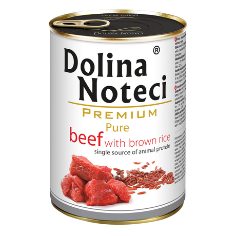 Консерва Dolina Noteci Premium Pure Для Собак Алергіків З Яловичиною Та Корич, Рисом Фото Від Dog.Com.Ua