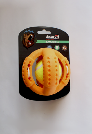 AnimAll GrizZzly Іграшка "Тенісний м'яч" для собак, 9,2 см
