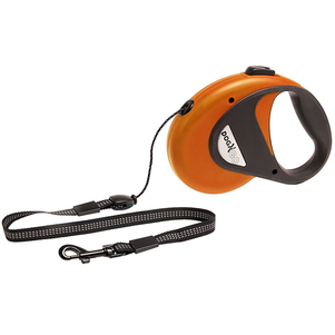 Flamingo Dogx2Go Cord S Фламінго Корд Повідець Рулетка Для Собак До 12Кг, Світловідбиваючий Шнур 8М (Помаранчевий) Фото Зоомагазину Dog.Com.Ua