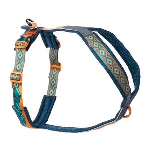 Non-Stop Dogwear Line Harness 5.0 Rp Signature Edition Шлейка Для Собак Бірюзова З Коричневим Фото Зоомагазину Dog.Com.Ua