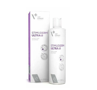 Vetexpert Stimuderm Ultra Short Hair Shampoo Шампунь Для Короткошерстих Собак Проти Випадіння Шерсті, 250 Мл Фото Зоомагазину Dog.Com.Ua