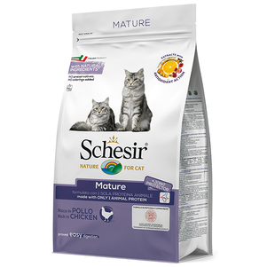 Schesir Cat Mature ШЕЗИР ДЛЯ ПОЖИЛЫХ сухой монопротеиновый корм для пожилых котов