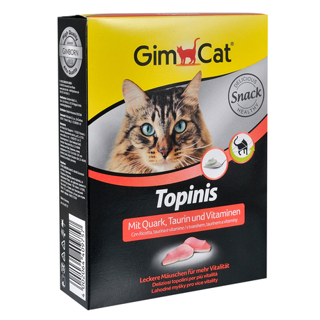 Вітаміни Gimcat Для Котів Гімкет Топініс З Сиром Таблетки 220 Г Фото Від Dog.Com.Ua