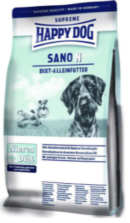 Happy Dog Supreme Sano N дієтичний корм для собак з проблемами нирок, сердца і печінки