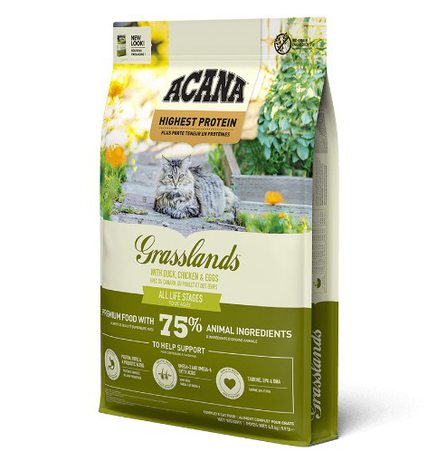 Acana Grasslands Cat Для Кішок Всіх Порід Та Вікових Груп Фото Від Dog.Com.Ua