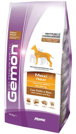 Сухой корм Gemon DOG Maxi Adult для взрослых собак крупных пород (курица)