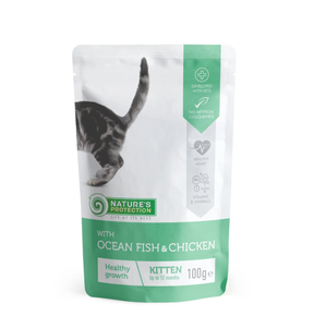 NP Kitten with Ocean fish and Chicken консерви для кошенят (океанічна риба та курка)