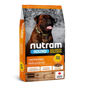 Сухий корм Nutram S8 Large Breed Adult Dog для дорослих собак великих порід (курка і вівсянка)