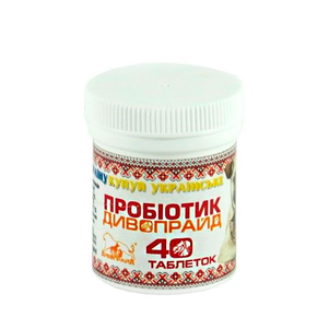 Дивопрайд Пробиотик Для Собак И Кошек, 40 Табл Фото Зоомагазина Dog.Com.Ua