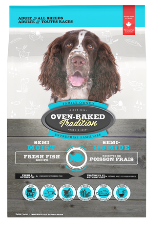 Oven-Baked Tradition повнораційний збалансований Напіввологий корм для собак із свіжого м'яса риби