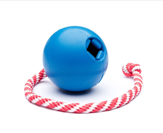 SodaPup Cherry Bomb Blue Игрушка бомба для собак, синяя