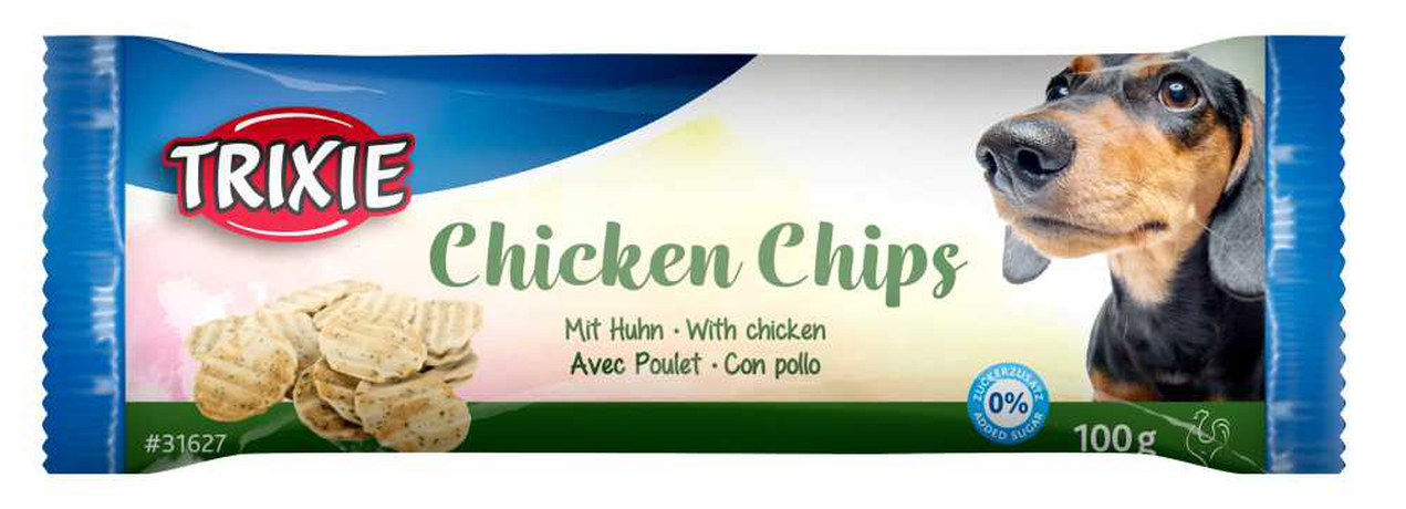 Ласощі Для Собак Trixie "Chicken Chips" Зі Смаком Курки, D=4 См, 100 Г Фото Від Dog.Com.Ua