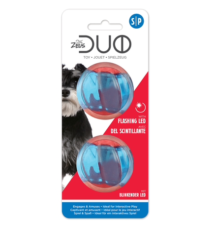 Hagen Zeus Duo Іграшка для собак м'ячики з LED-мерехтінням, 5 см (2 шт.)