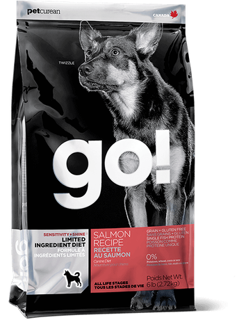 Сухой корм GO! LIMITED INGREDIENT Sensitivity + Shine для собак всех пород и возрастов с чувствительным пищеварением (лосось)