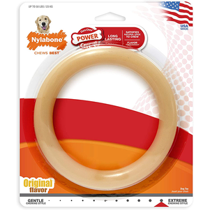 Nylabone Extreme Chew Ring жевательная игрушка для собак до 23 кг, ВКУС КУРИЦЫ (экстремальное грызение)