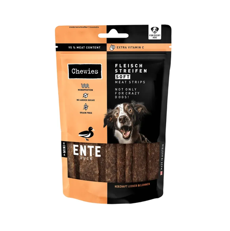 Chewies Fleischstreifen Soft Ente Мясные Натуральные Лакомства Для Собак (100% Утка) Фото От Dog.Com.Ua