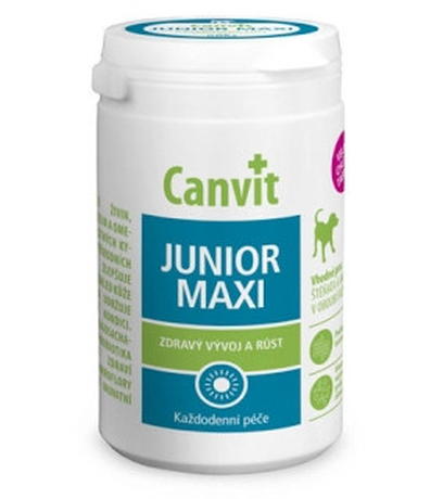 Canvit Junior maxi (Канвіт Джуніор максі) кормова добавка для цуценят та молодих собак від 25 кг