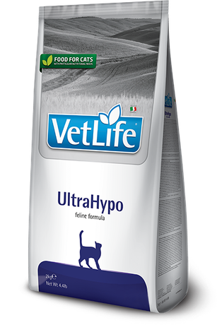 Сухий лікувальний корм для котів Farmina Vet Life UltraHypo при харчовій алергії