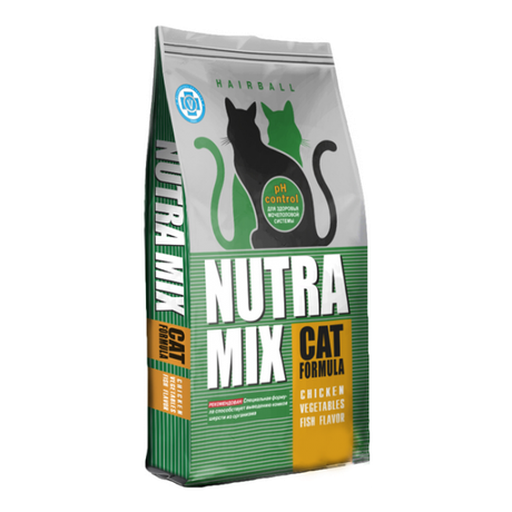 Nutra Mix Cat Hairball шерестевыводящий корм для кошек