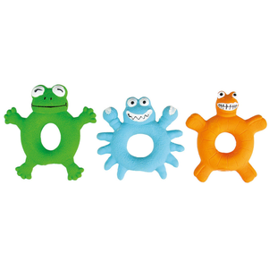 Tatrapet Toys Fun Латексне Кільце З Пищалкою Різні Кольори, 10 См Фото Зоомагазину Dog.Com.Ua