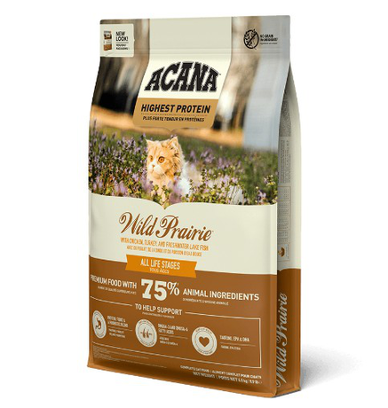 Acana Wild Prairie Cat Для Котів Різного Віку (Курча Та Риба) Фото Від Dog.Com.Ua