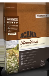 Сухий корм Acana Ranchlands Dog для собак всіх порід і вікових груп (яловичина, ягня )
