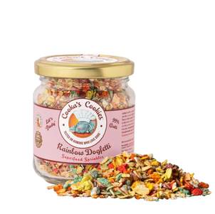 Cooka'S Cookies Raіnbow Dogfetti Натуральна Веганська Посипка Для Собак (100% Овес) Фото Зоомагазину Dog.Com.Ua