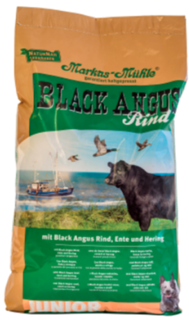 Сухой корм Markus-Muhle Black Angus Junior с говядиной для щенков и молодых собак