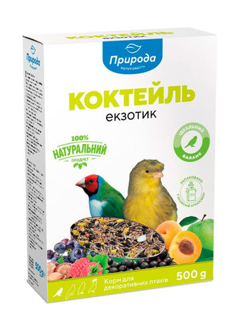 Природа Корм ​​для птахів Коктейль "Екзотик" 0,5 кг