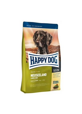 Сухий корм Happy Dog Neuseeland для дорослих собак всіх порід з аллергиями і проблемами кожи (ягня)