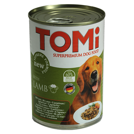 TOMi ЯГНЕНОК консервы для собак, влажный корм