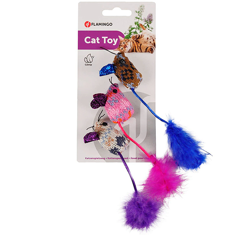 Flamingo Mohaire Mouse Glamour Фламинго Шерстяная Мышь Гламур Игрушка С Кошачьей Мятой Для Котов Фото От Dog.Com.Ua