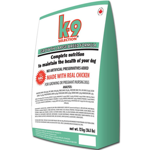 Сухий корм K-9 Selection Growth Formula Large Breed для цуценят і годуючих сук великих порід (курка)
