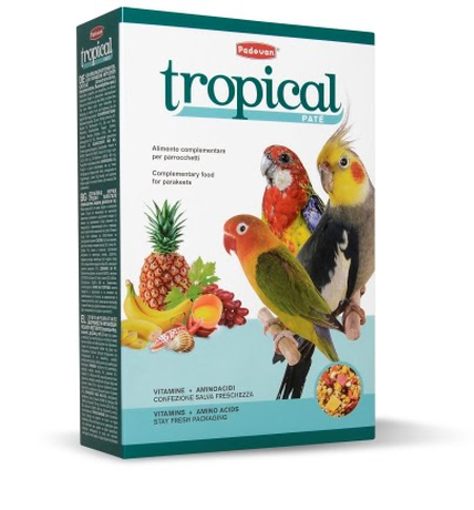 Padovan Tropical Pâtée М'Який Корм Для Середніх Папуг Фото Від Dog.Com.Ua