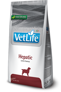 Сухой лечебный корм для собак Farmina (Фармина) Vet Life Hepatic при хронической печеночной недостаточности
