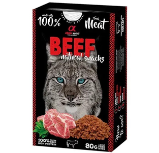 Alpha Spirit Cat Natural Snack Beef Ласощі Для Котів З Яловичиною Фото Зоомагазину Dog.Com.Ua