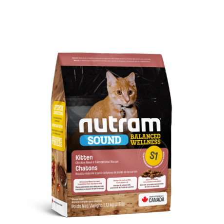 Nutram S1 Sound Balanced Wellness Kitten для котят
