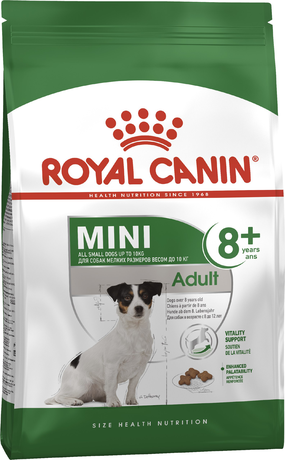 Сухий корм Royal Canin Mini Adult 8+ (Роял Канін міні Едалт 8+) для дорослих собак малих порід від 8 років