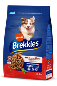 Сухий корм Brekkies Dog Beef для дорослих собак всіх порід з яловичиною