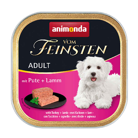 Animonda (Анімонда) Консервочка для собак Vom Feinsten Adult with Turkey + Lamb (індичка ягня)