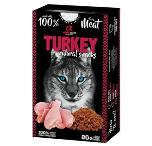 Alpha Spirit Turkey Natural Cat Ласощі Для Котів З Індичкою Фото Зоомагазину Dog.Com.Ua